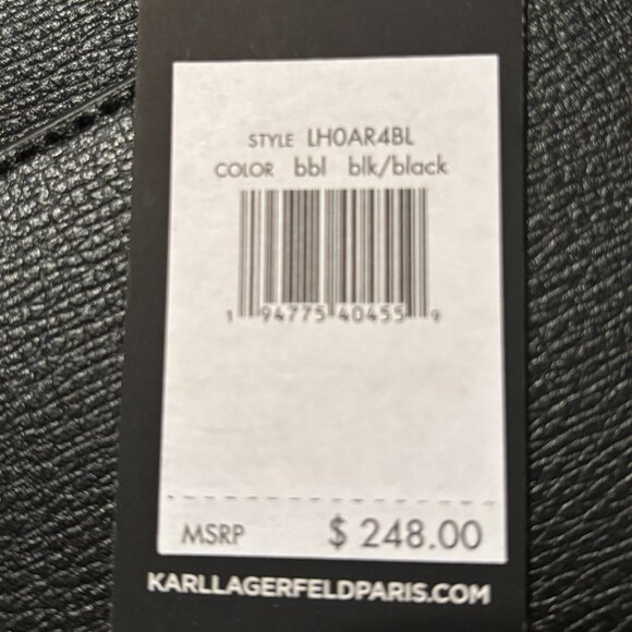 💎💎LUXURY LISTING: KARL LAGERFELD TWO WAY TOTE - Picture 4 of 11